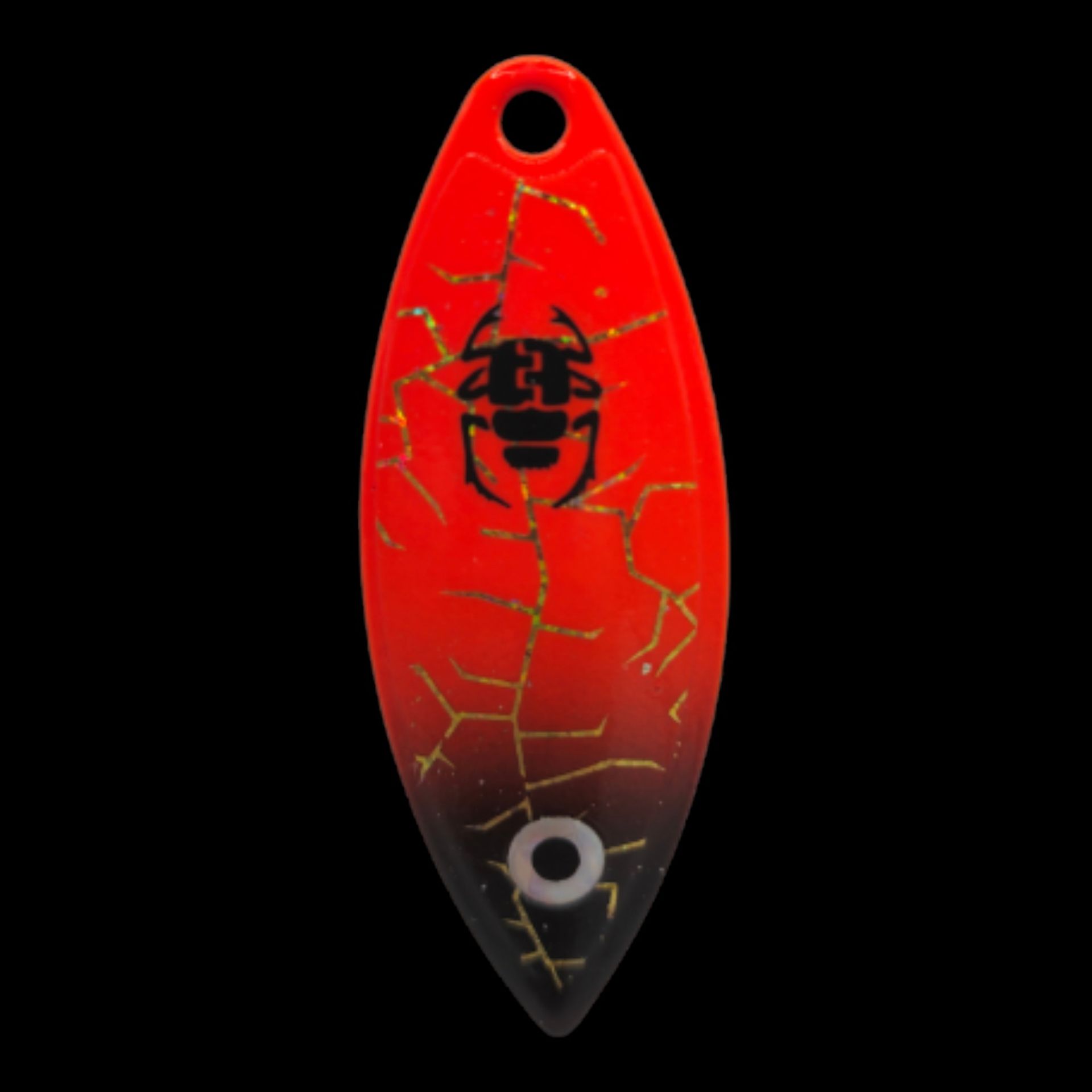 Blade Willow Leaf #16 — Orange Black