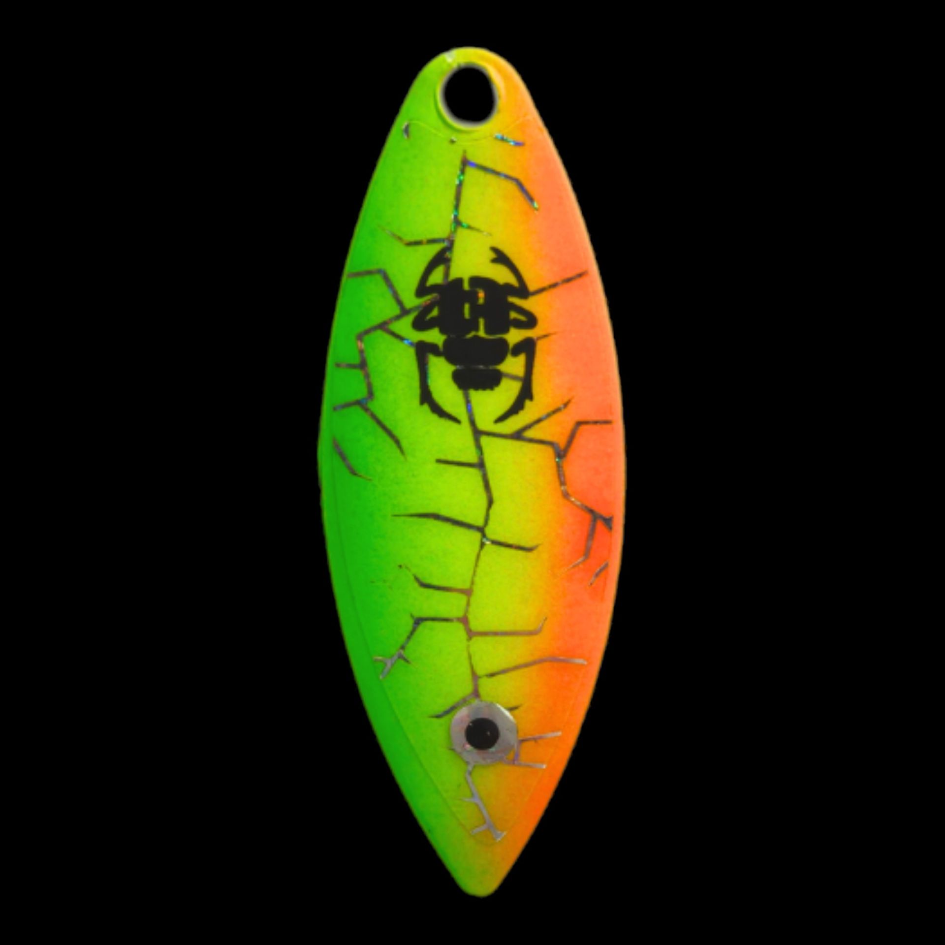 Blade Willow Leaf #13 — Orange Green Chart