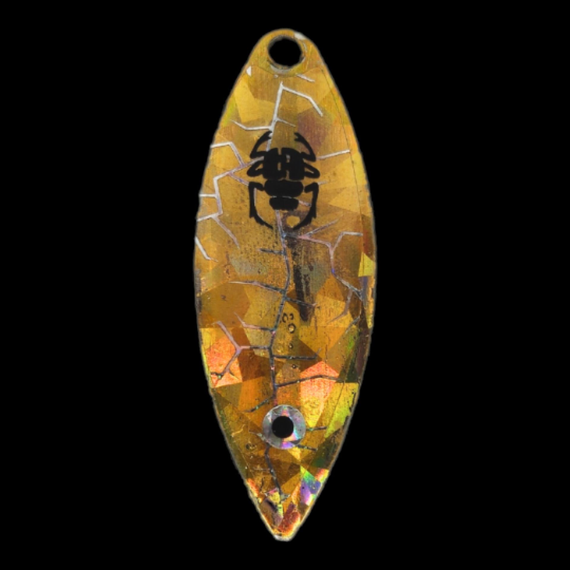 Blade Willow Leaf #03 — Iridescent gold